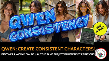 Qwen and consistent characters! A simple workflow to maintain the same character in every situation
