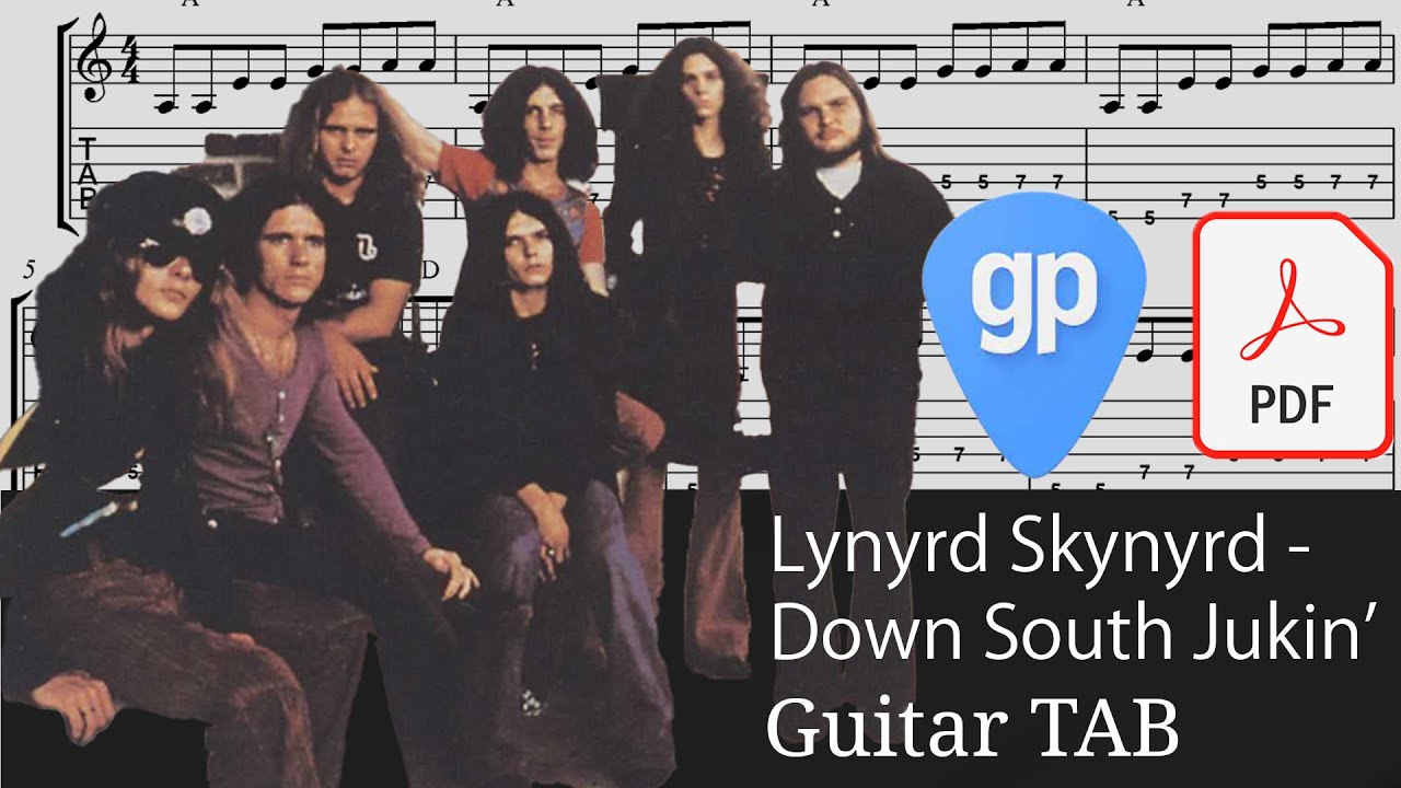 Lynyrd Skynyrd Down South Jukin' Guitar Tabs [TABS] YouTube