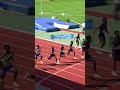 CLOSE FINISH! 😱 Simbine wins the men's 100m in 10.08 ahead of compatriot Nkoana at the FBK Games