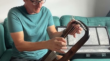 7-String Lyre, Torrefied Spruce, Maple, and Aquilla Nylgut Strings