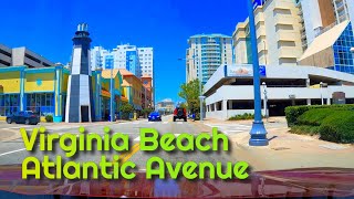 Atlantic Avenue Driving Tour at Virginia Beach VA (South to North)