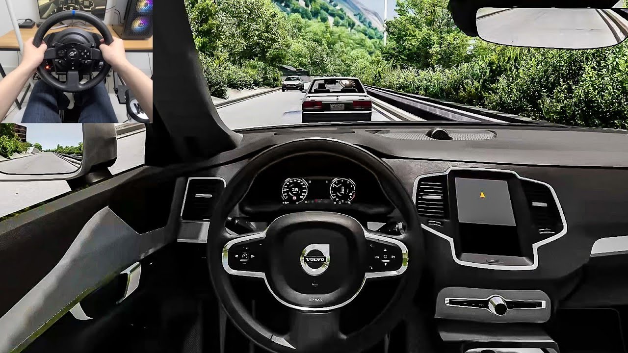 BeamNG Drive Volvo XC90 [Steering Wheel gameplay] YouTube
