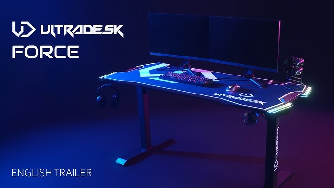 Ultradesk GRAND bureau gamer réglable en hauteur