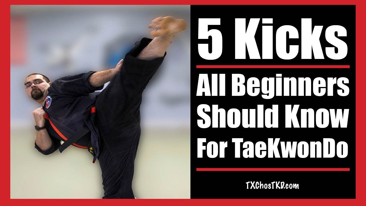 TKD101 5 Basic Kicks of Taekwondo YouTube