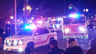 ~Fire Truck Christmas Parade~ 2019 *Siren'sLightsMusic* Totowa & West Paterson FD Holiday Parade