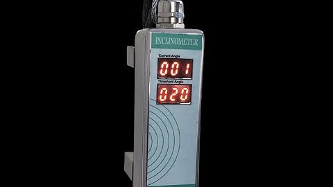 Digital Inclinometer for cranes/Angle sensor/Side Pull Protection