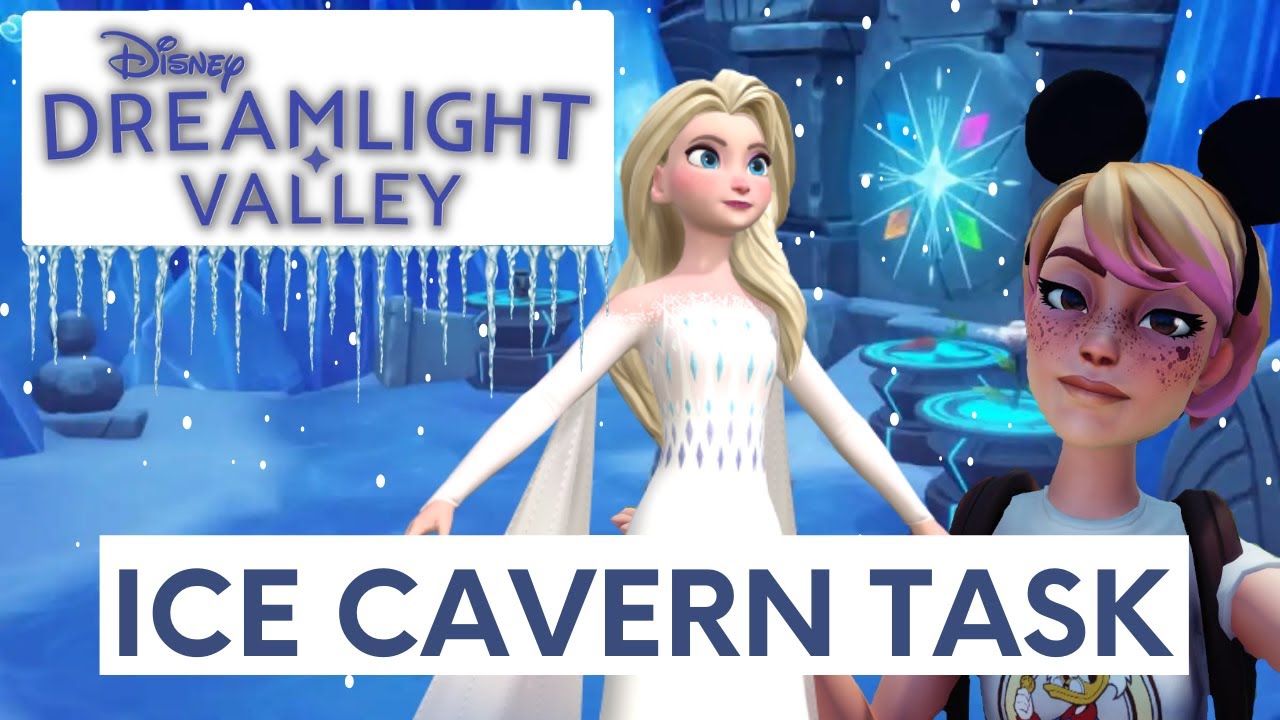 Elsa's Ice Cavern Task Disney Dreamlight Valley YouTube