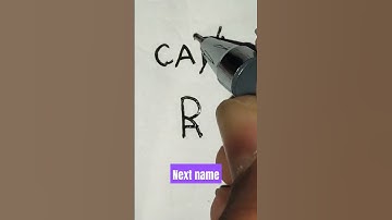 # CARL name logo # Design # Next name #shorts # By Rajbir