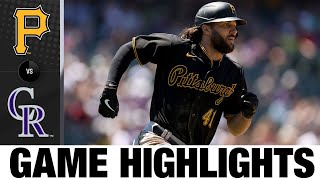 Pirates vs. Rockies Game Highlights (7\/17\/22) | MLB Highlights