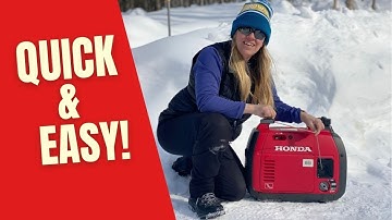 How To Repair Frayed Honda Generator Pull Cord - Quick and Easy!