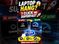 Laptop Hang 1 Click Me Superfast 🚀#ytshorts #tech