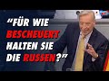 "Für wie bescheuert halten Sie die Russen?" - AfD-Fraktion im Bundestag