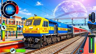 インドの列車運転ゲーム 3D - 駅の鉄道シミュレーター - Androidゲームプレイ screenshot 2
