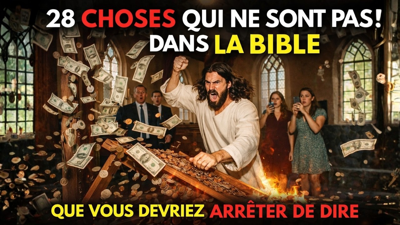 28 CHOSES QUI NE SONT PAS DANS LA BIBLE ET QUE TOUT CHRÉTIEN DOIT CESSER DE DIRE
