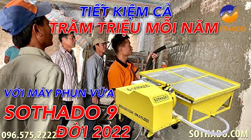 Đừng hỏi máy phun vữa giá bao nhiêu mà hãy hỏi những gì máy phun vữa trát tường làm được