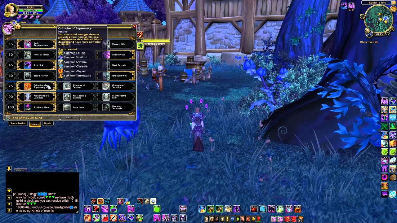 Level 100 affliction warlock guide YouTube