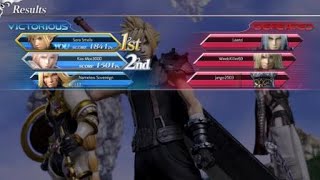 Dissidia Final Fantasy NT - Cloud Solo Ranked Match 1