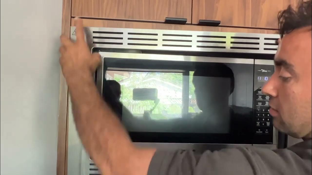 How do you take Panasonic microwave trim piece off? YouTube