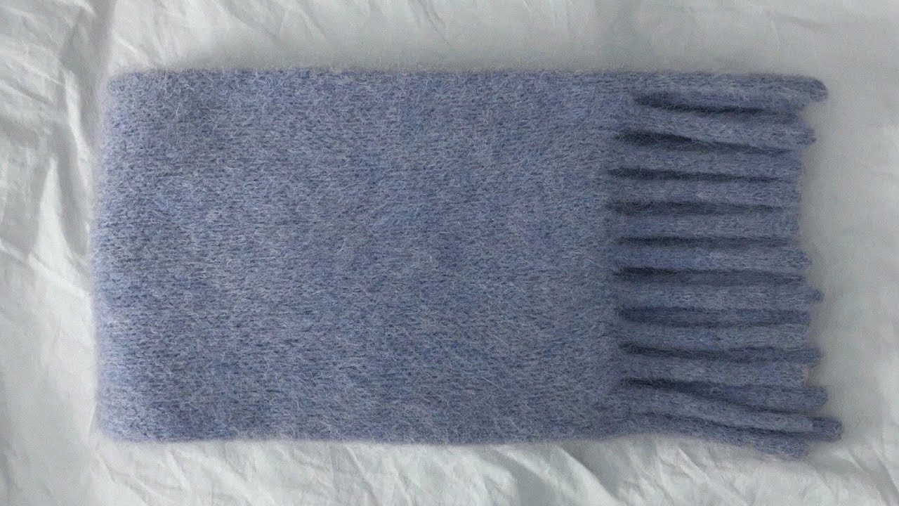 Berlin Scarf | 겨울 하늘을 목에 둘러보세요.. ❄ 베를린 스카프 | knitting vlog