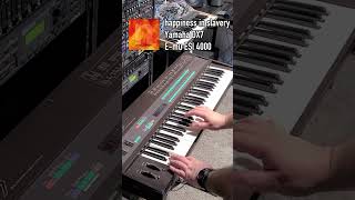 Playing nine inch nails happiness in slavery on a DX7, triggering a sampler