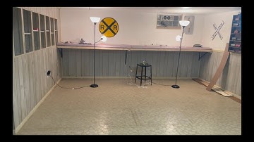 N Scale Layout - Part 2 - Benchwork / Track Plan / SOLDERING TRACK!