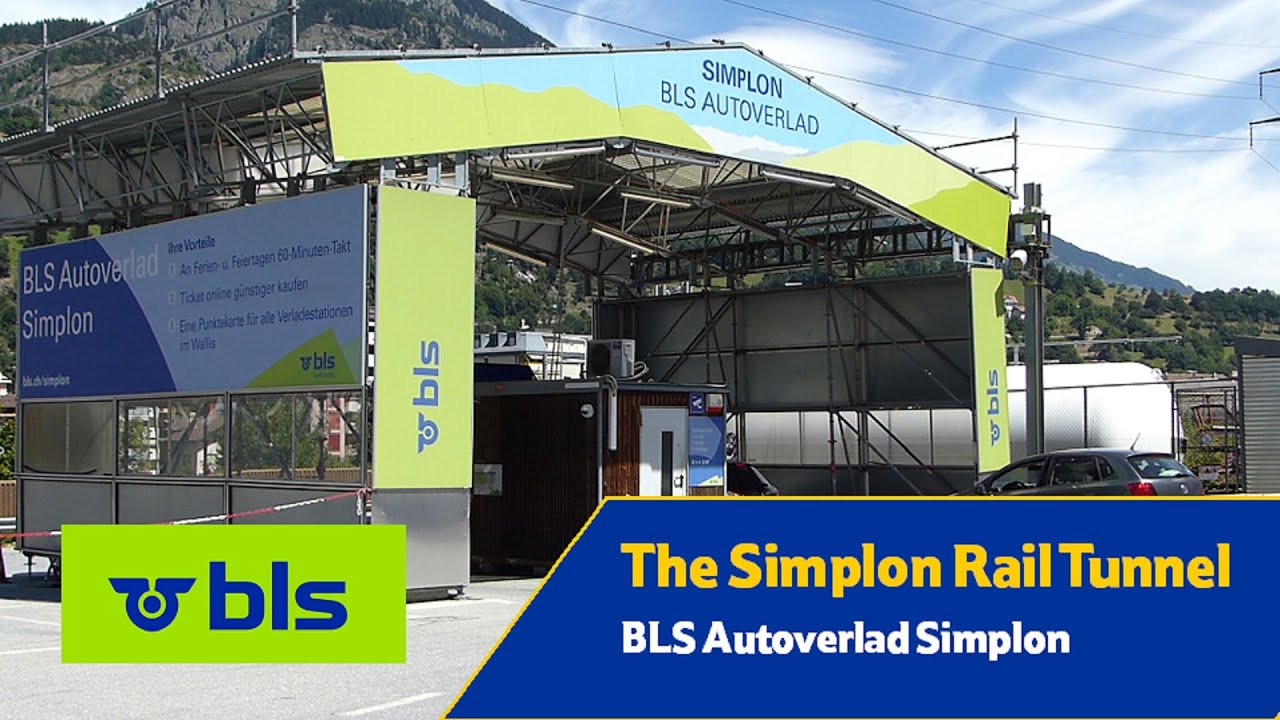 The Simplon Rail Tunnel Car Transporter Train YouTube