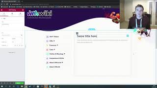 How to create a new page as a VIMwiki Contributor