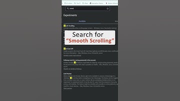How to enable SMOOTH SCROLL in Google Chrome