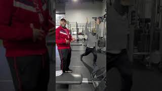 Band-Resisted Overhead Reach (for shoulder mobility and stability)