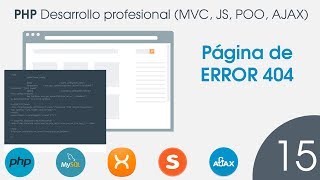 PHP Desarrollo profesional en MVC - 15 Pagina de ERROR 404