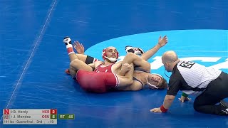 141lbs Jesse Mendez (Ohio State) vs Brock Hardy (Nebraska)