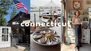 weekend in connecticut | the cutest shops, coastal towns, beach day & seafood eats