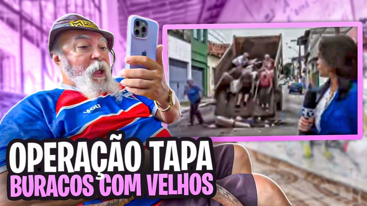 IZALICK MOSTROU UM VÍDEO ONDE A PREFEITURA TAPA OS BURACOS COM VELHOS | IZALICK