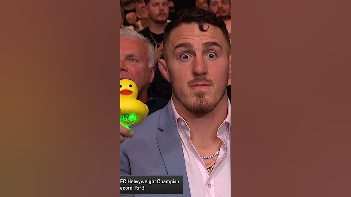 Aspinall sends a message 🦆 #UFCLondon