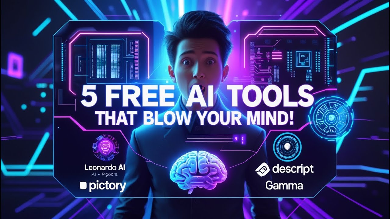 5 FREE AI Tools You MUST Try in 2025! (Game-Changing Tech)#ai#aitools# ...