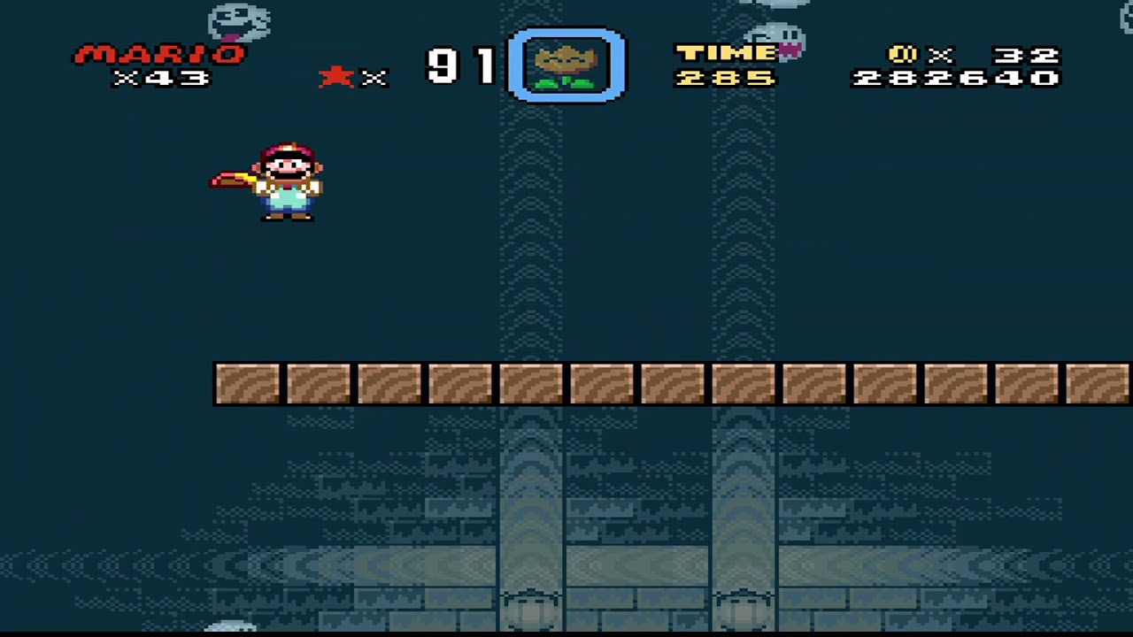 Super Mario World #14: Donut Ghost House Secret Exit - YouTube