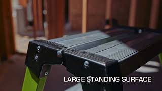 Little Giant Hi-Viz Green Fibreglass Sure Step | Screwfix
