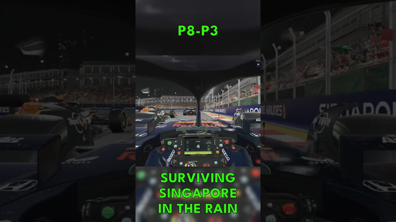 First Corner Chaos Singapore Wet F1 25