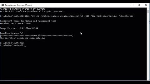 Windows 10 - Install .Net Framework 3.5 On Windows 10 Offline [HD]