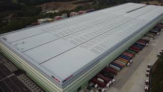 Drone Video - Big Warehouse in Felixstowe