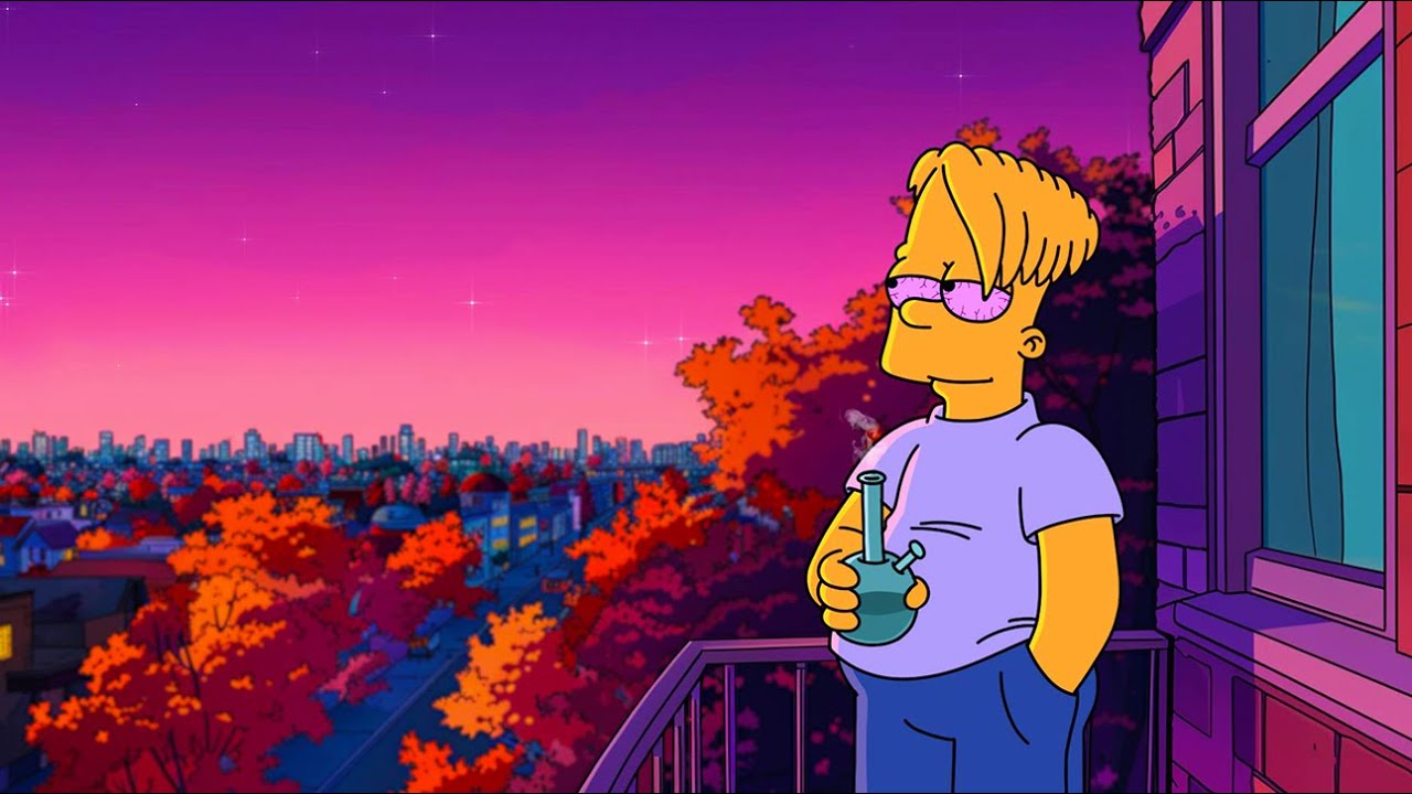 Autumn Smoking Vibes - Lofi Song - Lofi hip hop mix ~ Stress Relief / Relaxing Music / Smoke Chill