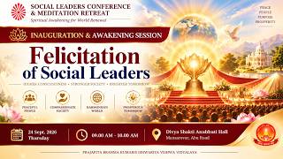 Live | Spiritual Awakening for World Renewal | Felicitation Ceremony | #bksocialwing