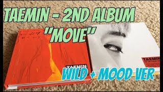 Taemin - 2nd Album 'Move' (WIld   Mood Ver) [UNBOXING]