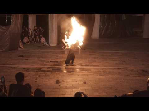 2017中正火藝大成發【鬼行夜】武焰 - 筱博筱歐