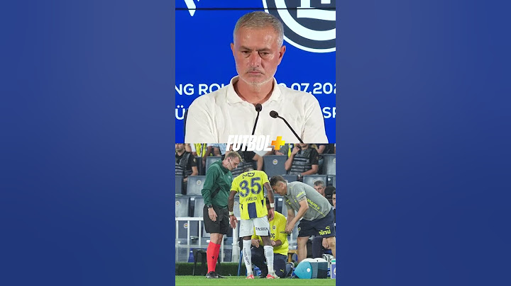 Jose Mourinho: Fred tahminimce Lille turunda olmayacak! #Fenerbahçe