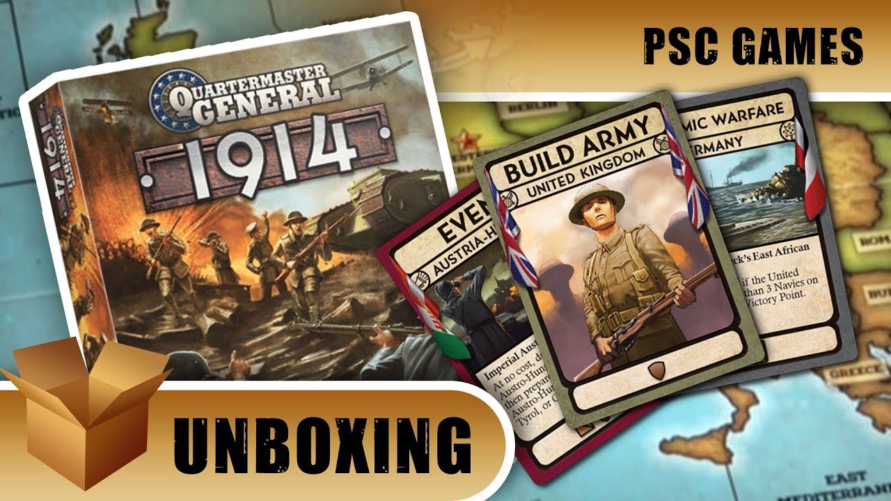 Unboxing: Quartermaster General 1914 - YouTube