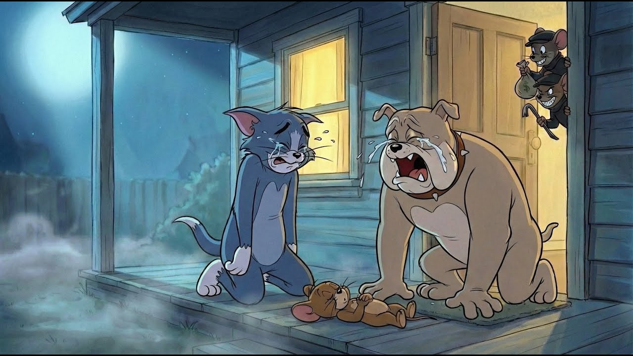 Jerry’s Last Breath?! 😱 Tom & Spike Panic in Silence | Fanmade Tom & Jerry