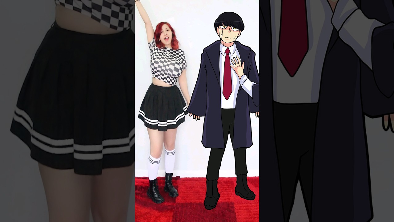 ❤️LEMON X MASH 2D VS 3D #cosplay