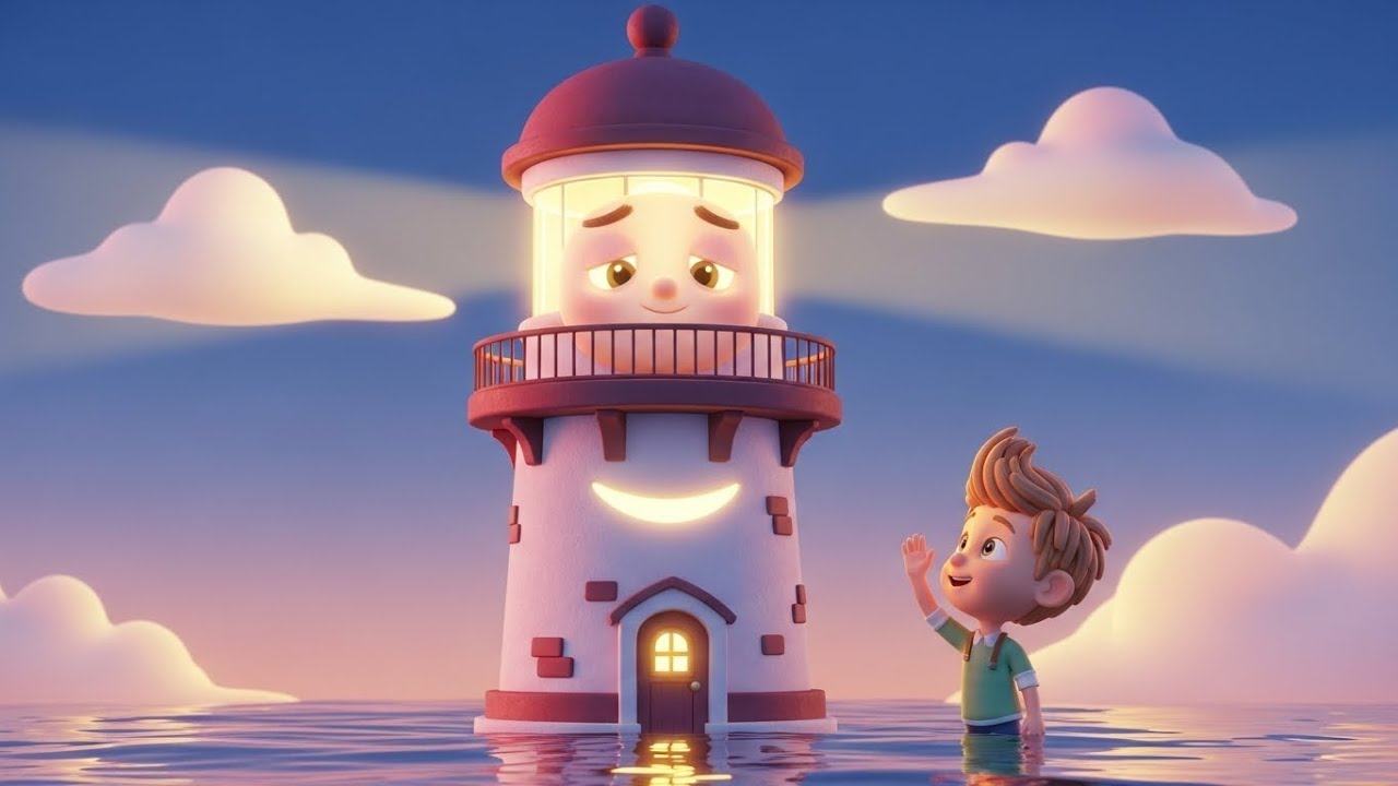 Скромный маяк забыл моргнуть | Детские стишки и песенки для детей
