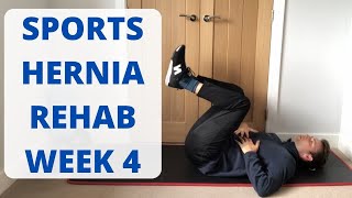 Sports Hernia Rehab Exercises Following Surgery: Week 4
